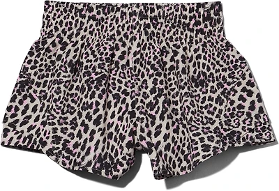 O'Rageous Girls' Charming Leopard Printed Flowy Board Shorts