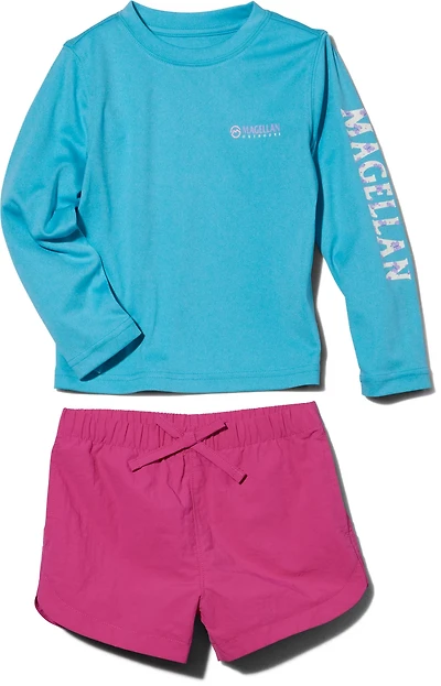 Magellan Girls' 4-6x Caddo Lake Tee & Short Set