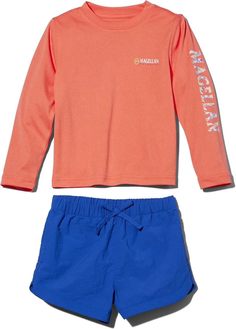 Magellan Girls' 4-6x Caddo Lake Tee & Short Set