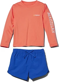 Magellan Girls' 4-6x Caddo Lake Tee & Short Set