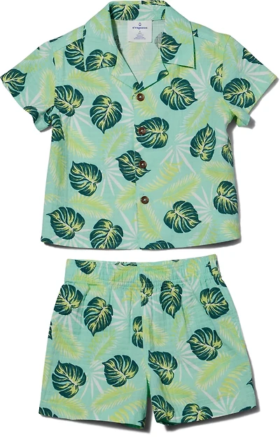 O'Rageous Toddler Boys' Resort Cabana Printed Rashguard Set