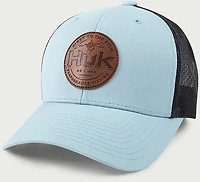 Huk Men's Leath Patch Trucker Cap