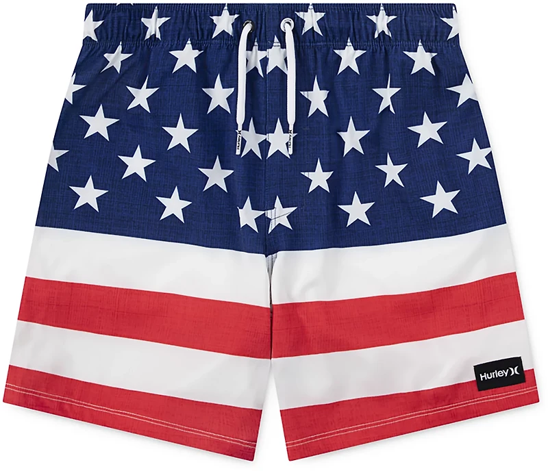 Hurley Boys' Americana Pull On Swim Shorts