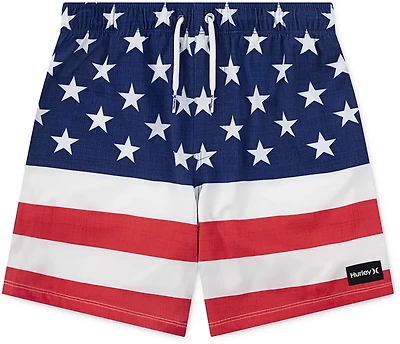 Hurley Boys' Americana Pull On Swim Shorts