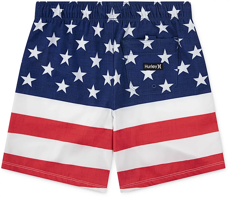 Hurley Boys' Americana Pull On Swim Shorts