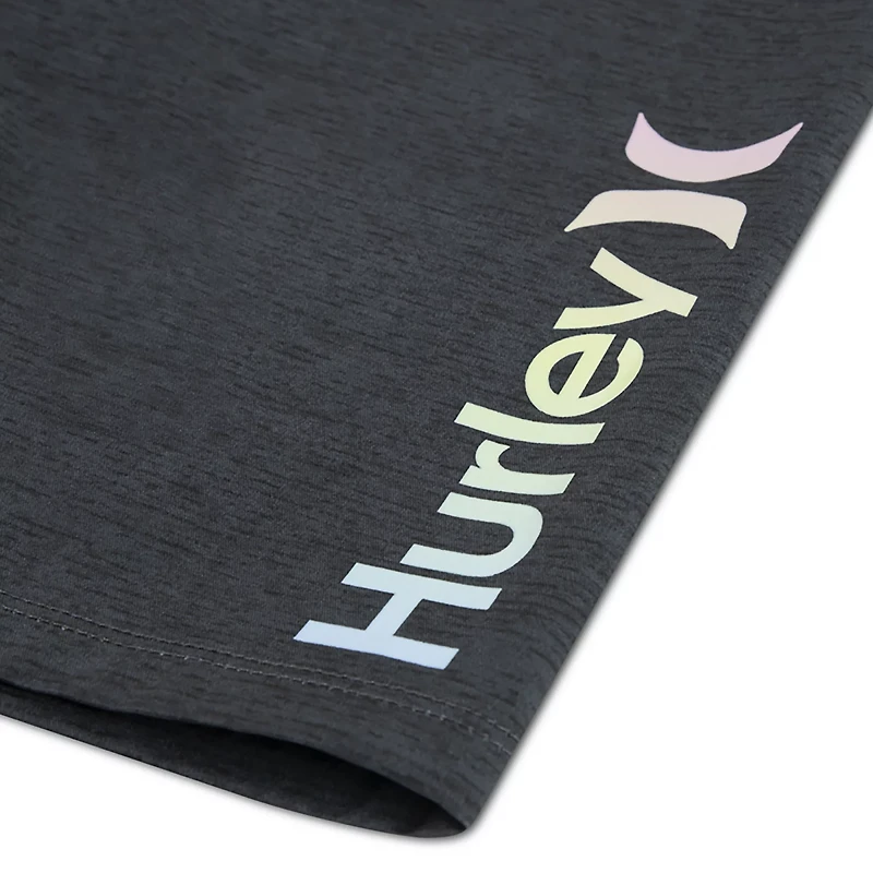 Hurley Boys' Printed Heather Pull On Swim Shorts