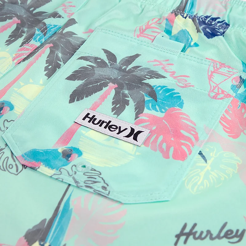 Hurley Boys' Parrot-Dise Pull On Swim Shorts