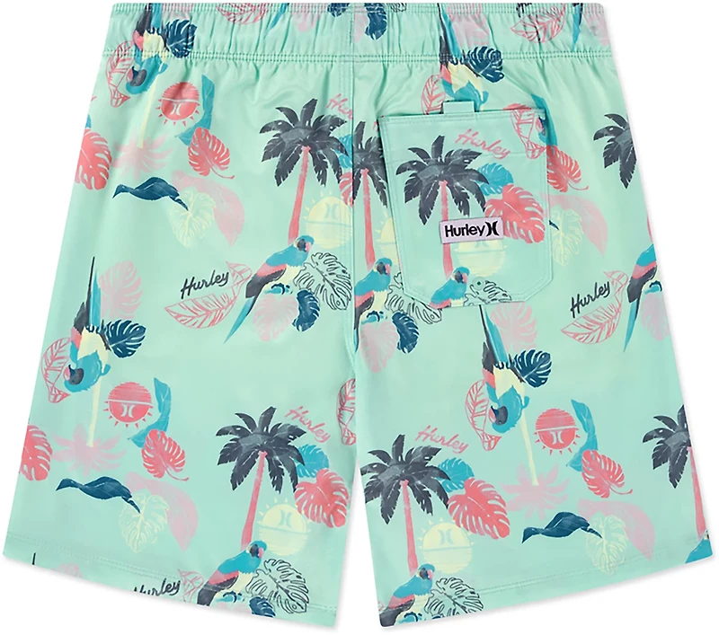 Hurley Boys' Parrot-Dise Pull On Swim Shorts
