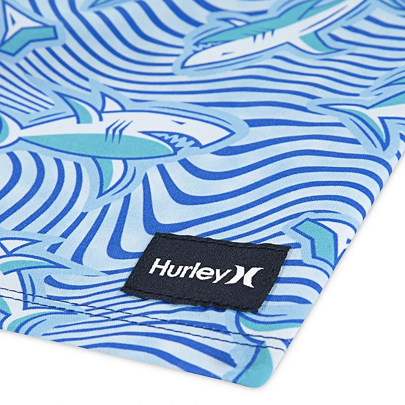 Hurley Boys' Dizzy Shark Pull On Swim Shorts
