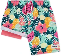 Hurley Boys' Fruit Print Pull On Swim Shorts