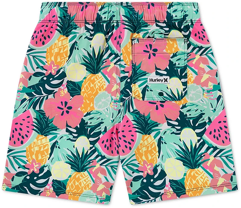 Hurley Boys' Fruit Print Pull On Swim Shorts