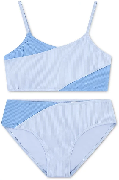 Abercrombie & Fitch Girls' Cross Wrap 2-Piece Swimsuit