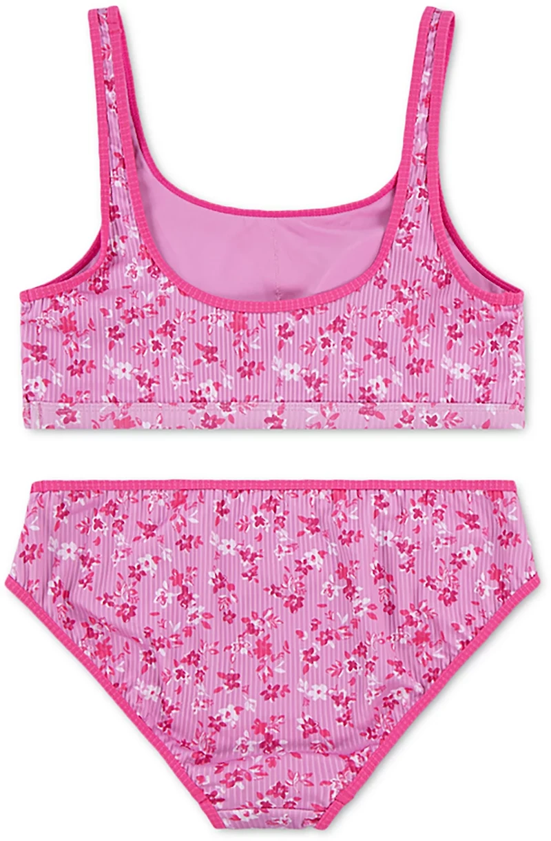 Hurley Girls' Scoop Neck 2-Piece Swimsuit