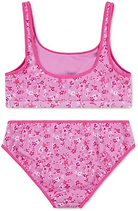 Hurley Girls' Scoop Neck 2-Piece Swimsuit