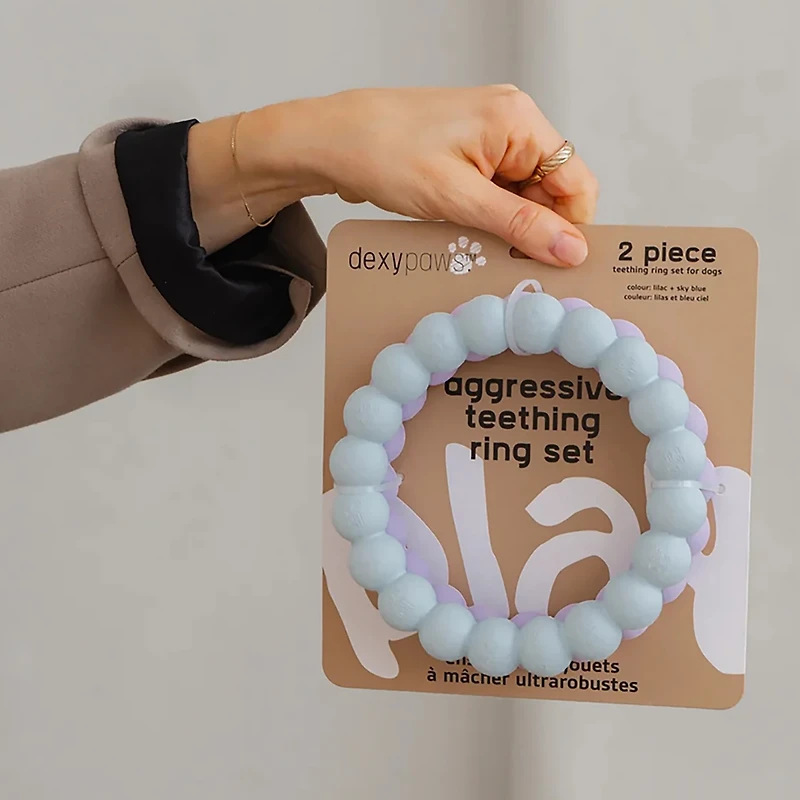 Dexypaws Super Chew Rings 2-Pack