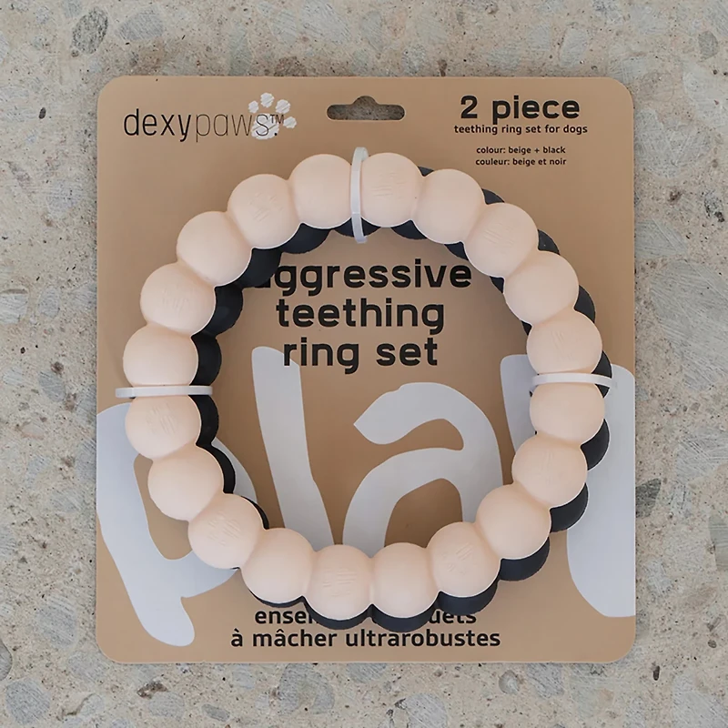 Dexypaws Super Chew Rings 2-Pack