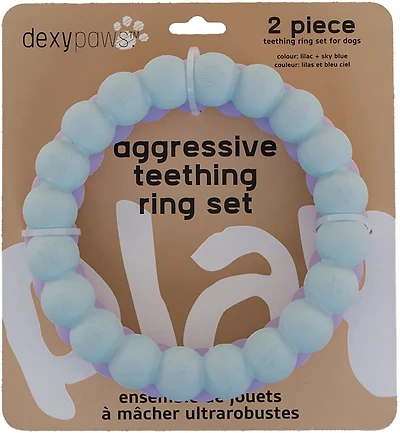 Dexypaws Super Chew Rings 2-Pack
