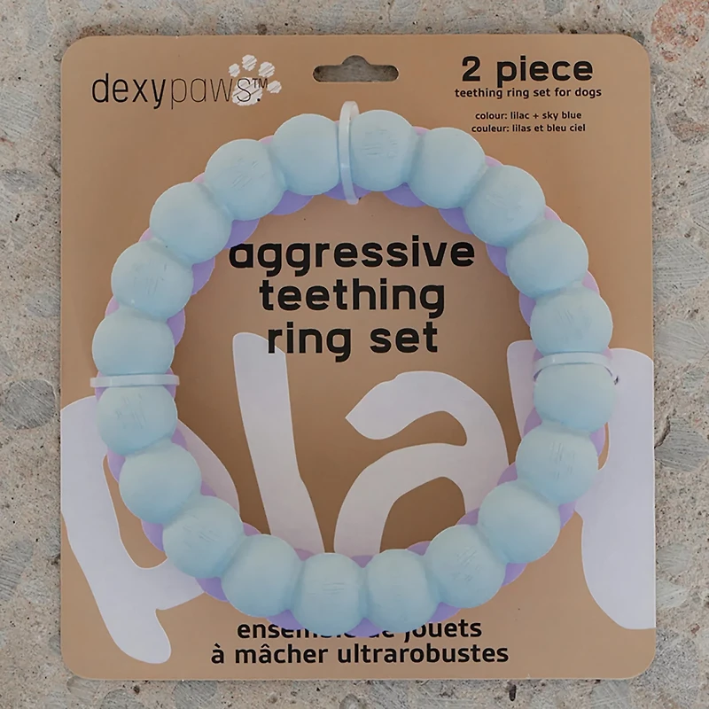 Dexypaws Super Chew Rings 2-Pack