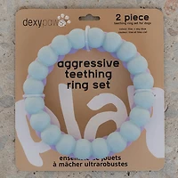 Dexypaws Super Chew Rings 2-Pack
