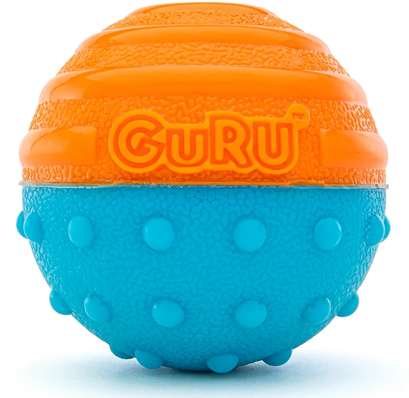 GURU Pet Crunch & Squeak Balls 2-Pack