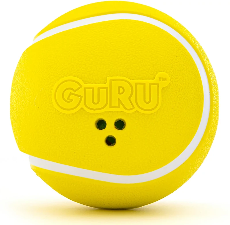 GURU Pet Giggling Tennis Ball Chew Toy