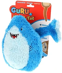 GURU Pet Hide-A-Tail Shark Dog Toy