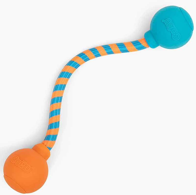 GURU Pet Squeaking Rope Dog Toy