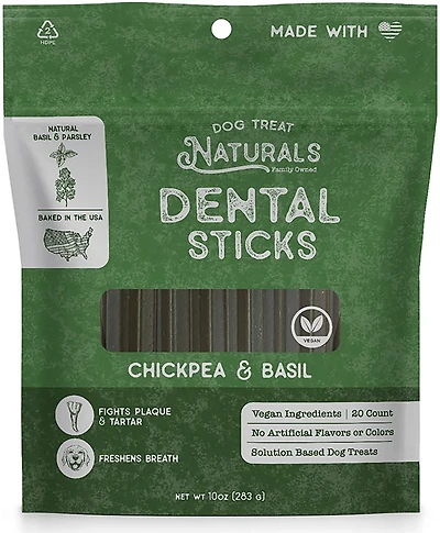 Dog Treat Naturals 10 oz. Dental Sticks Bag