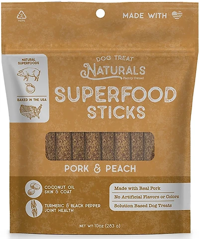 Dog Treat Naturals oz. Superfood Sticks Bag