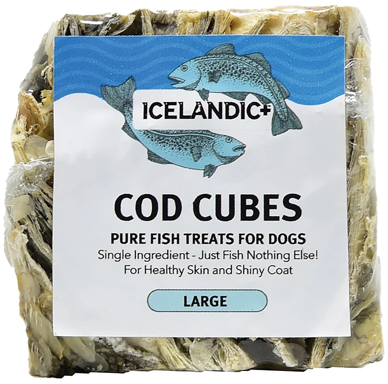 Icelandic+ 2" Cod Skin Cube Dog Treat