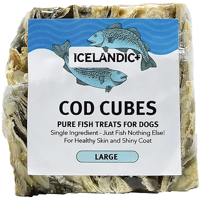 Icelandic+ 2" Cod Skin Cube Dog Treat