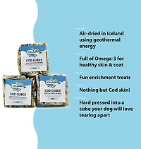 Icelandic+ 2" Cod Skin Cube Dog Treat