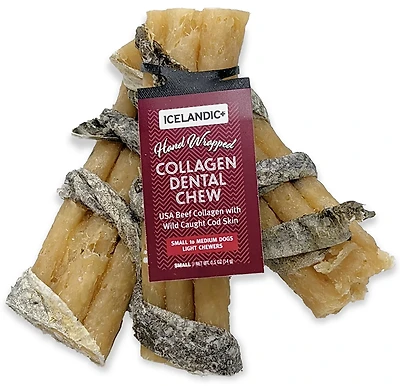 Icelandic+ 4" Dental Chew Sticks Wrapped with Fish