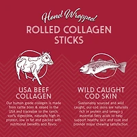Icelandic+ 4" Rolled Collagen Stick with Wrapped Fish