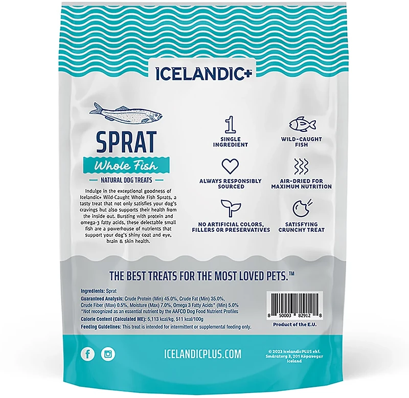 Icelandic+ 2 oz. Whole Fish Sprat