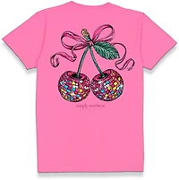 Simply Southern Women's Cherry Short Sleeve T-shirt