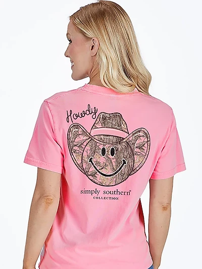 Simply Southern Women's Howdy Short Sleeve T-shirt