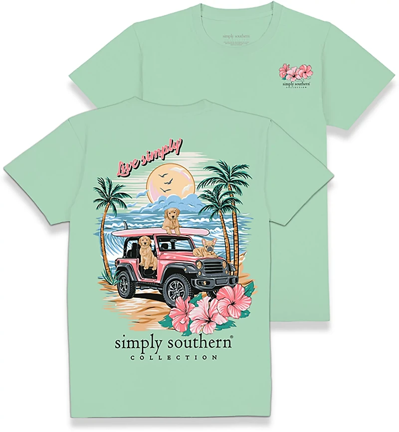 Simply Southern Women's Beach Short Sleeve T-shirt