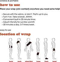 Fringe Extra Long Red Light Therapy Wrap