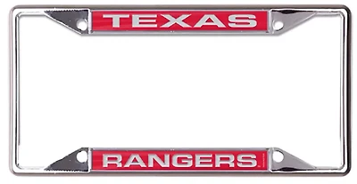 WinCraft Texas Rangers Metallic License Plate Frame