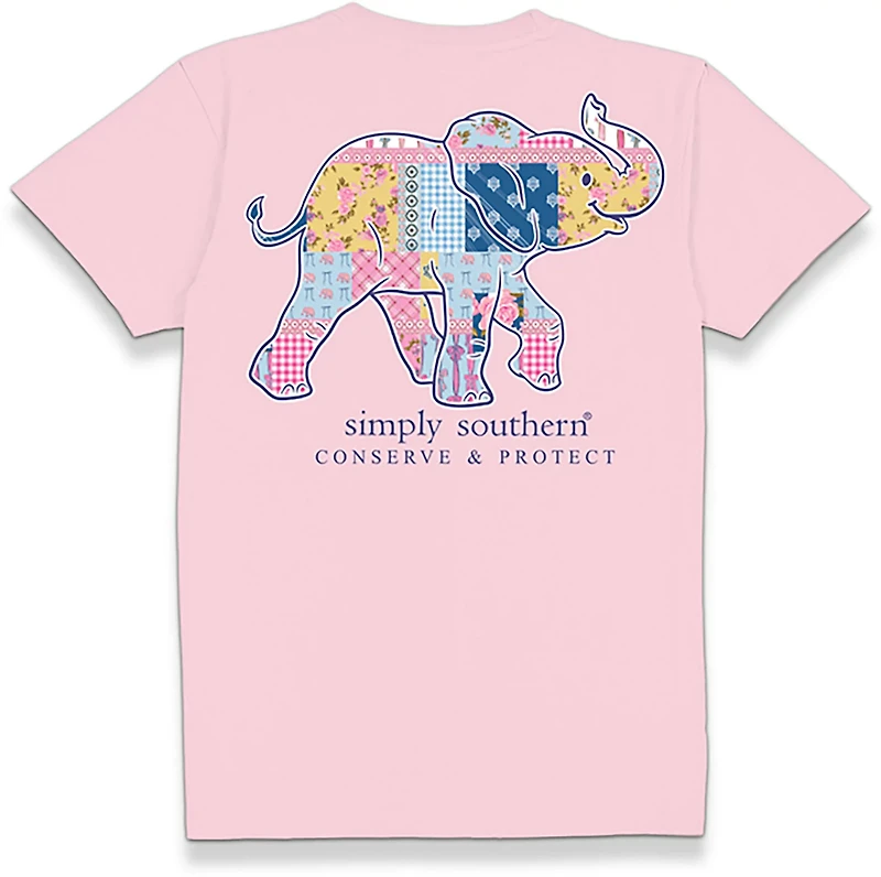 Simply Southern Women's Elephant Short Sleeve T-shirt