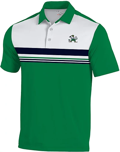 Under Armour Men’s University of Notre Dame Primary Logo Gameday Armourfuse Polo