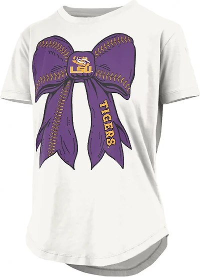 Pressbox Women's Louisiana State University Big Bow Irvine Top