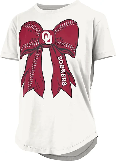 Pressbox Women's University of Oklahoma Big Bow Irvine Top