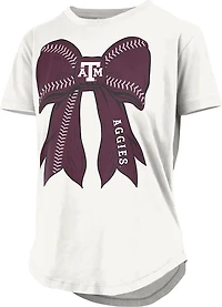 Pressbox Women's Texas A&M University Big Bow Irvine Top
