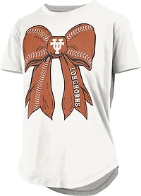 Pressbox Women's University of Texas Big Bow Irvine Top