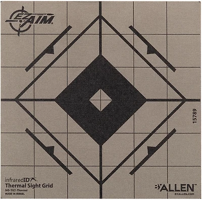 EZ Aim Adhesive 6 in Thermal Sight Grid Target