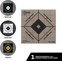 EZ Aim Adhesive 6 in Thermal Sight Grid Target