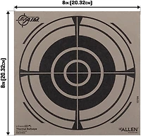 EZ Aim Adhesive 8 in Thermal Bullseye Target