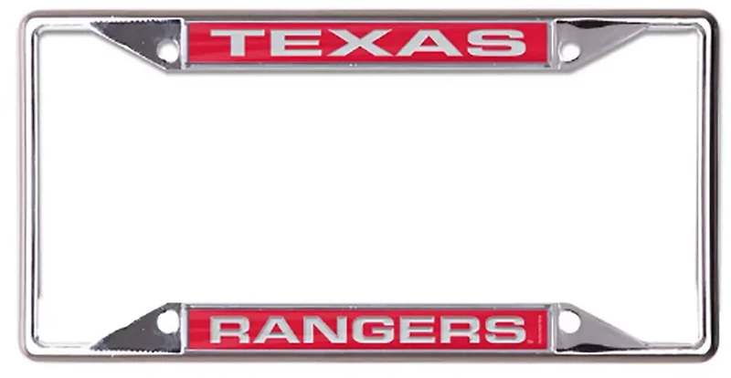 WinCraft Texas Rangers Metallic License Plate Frame